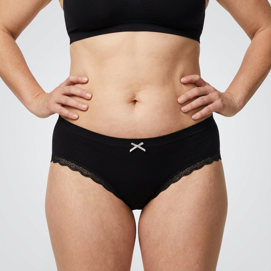 Lot de 7 Culottes d'Incontinence - Noir