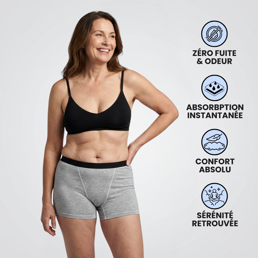 Boxer d'incontinence - Ultra Absorbant
