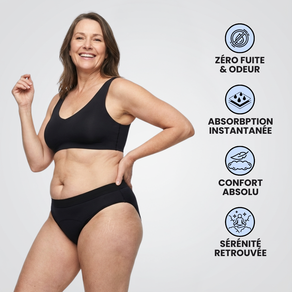 Culottes d'incontinence - Ultra Absorbante (Lot de 3)