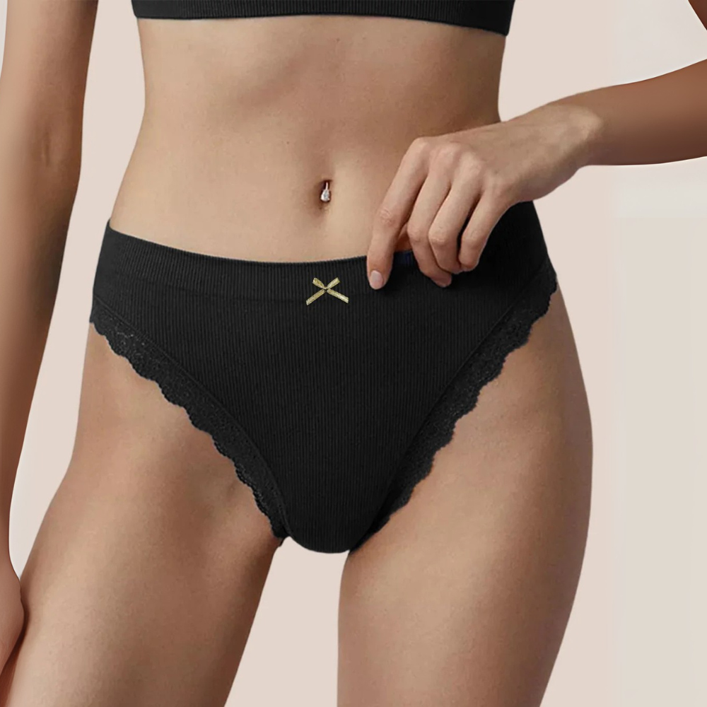 Lot de 7 Culottes Antibactériennes - Noires