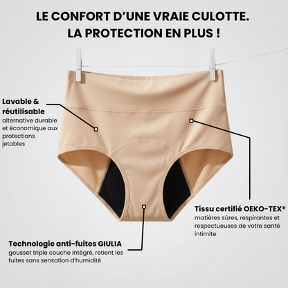 Culottes d'Incontinence - Taille Haute (Lot de 3)