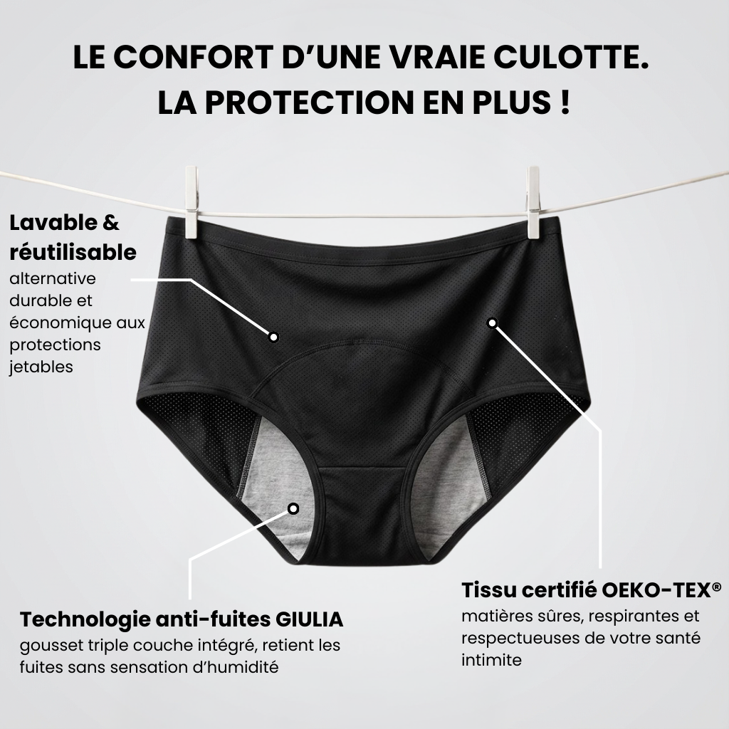 Culottes d'incontinence (Lot de 3)