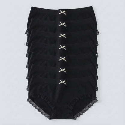 Lot de 7 Culottes d'Incontinence - Noir