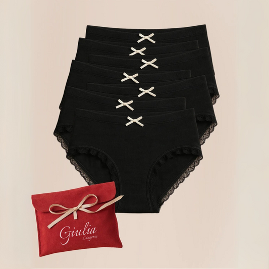 Lot de 7 Culottes Antibactériennes - Noires
