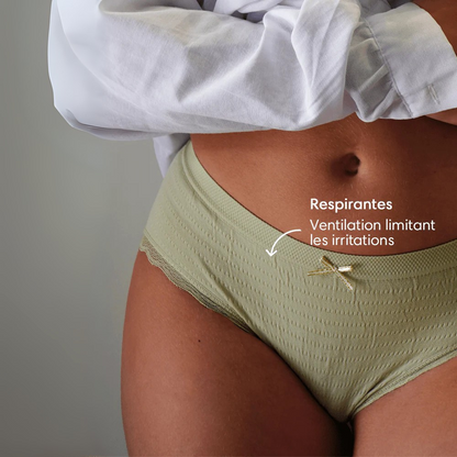 Lot de 7 Culottes Antibactériennes